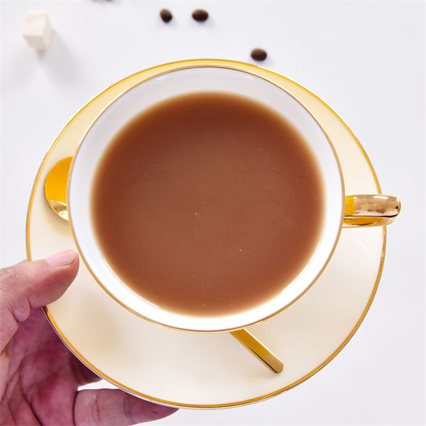 Bone China Color Glazed Cup and Saucer