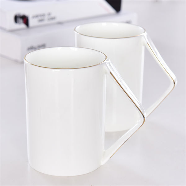 Bone China Corner Handle Cup