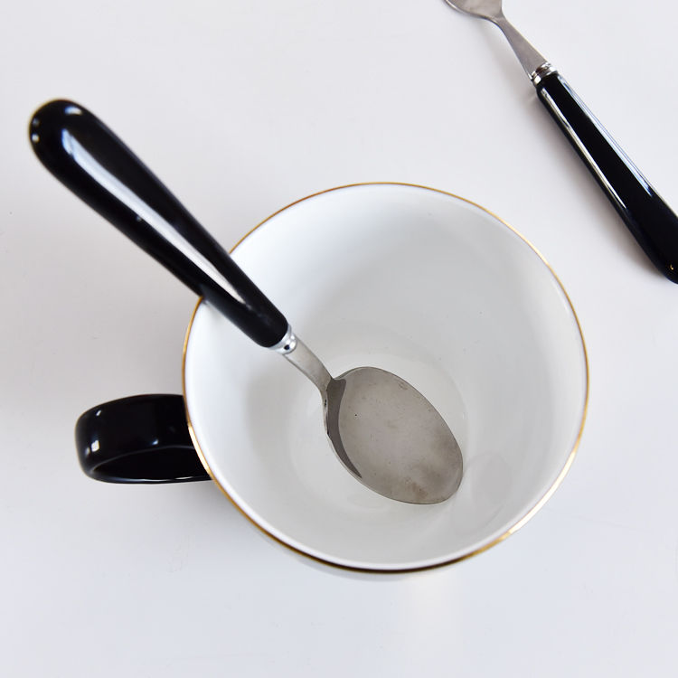 Color Glazed Bone China Breakfast Cup
