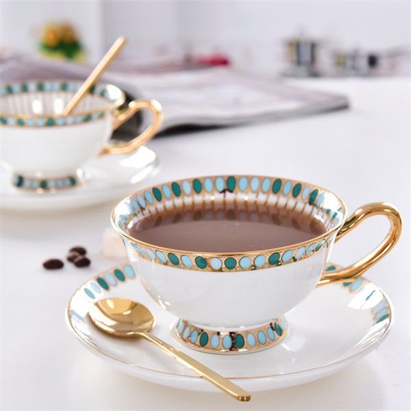 Green Spot Bone China Cup and Saucer