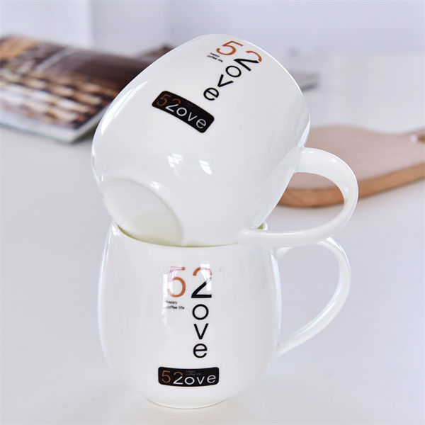 I Love U Bone China Belly Cup