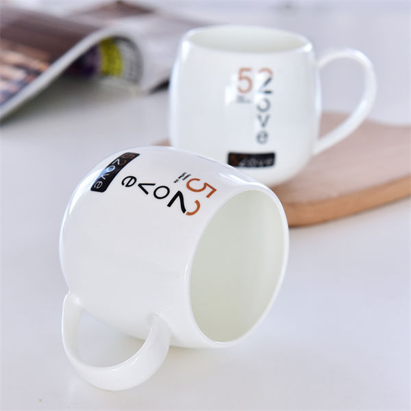 I Love U Bone China Belly Cup