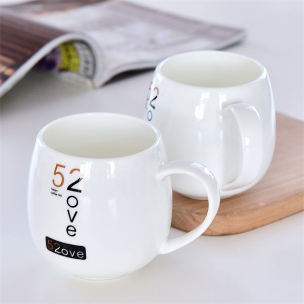 I Love U Bone China Belly Cup