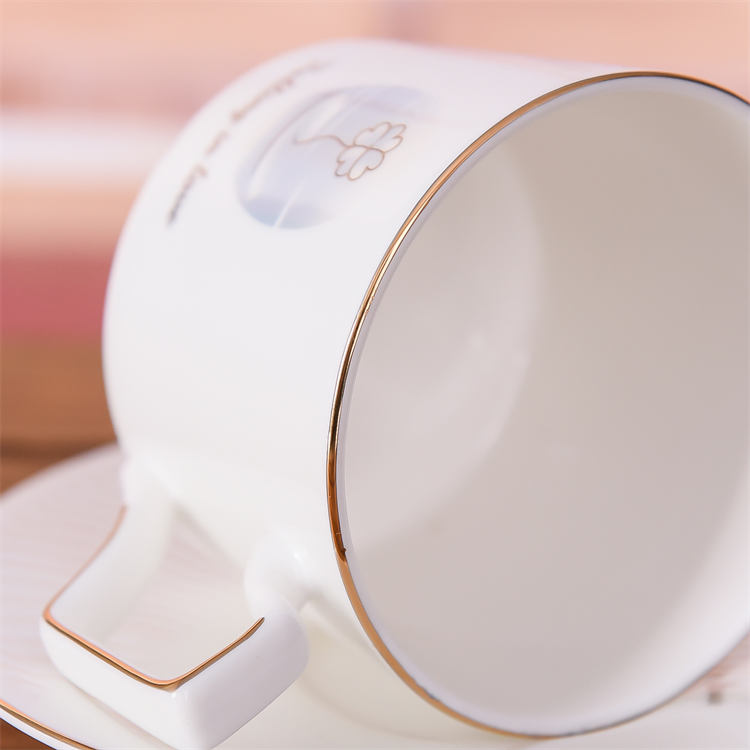 Water Droplet Bone China Cup Set