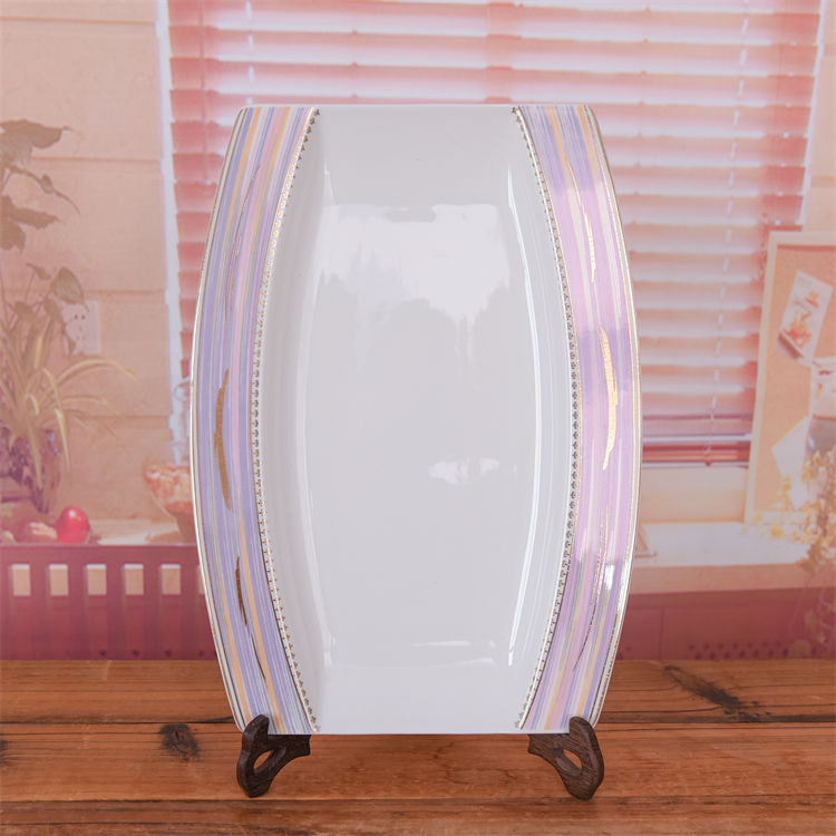 50-piece Sunset Glow Bone China Dinnerware