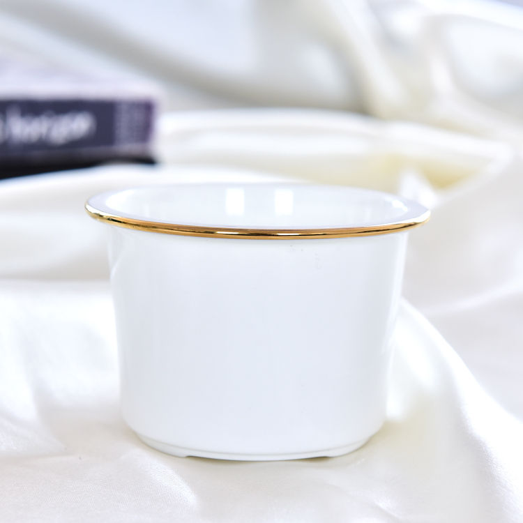 Baichuan Green Bone China Tea Strainer Covered Cup