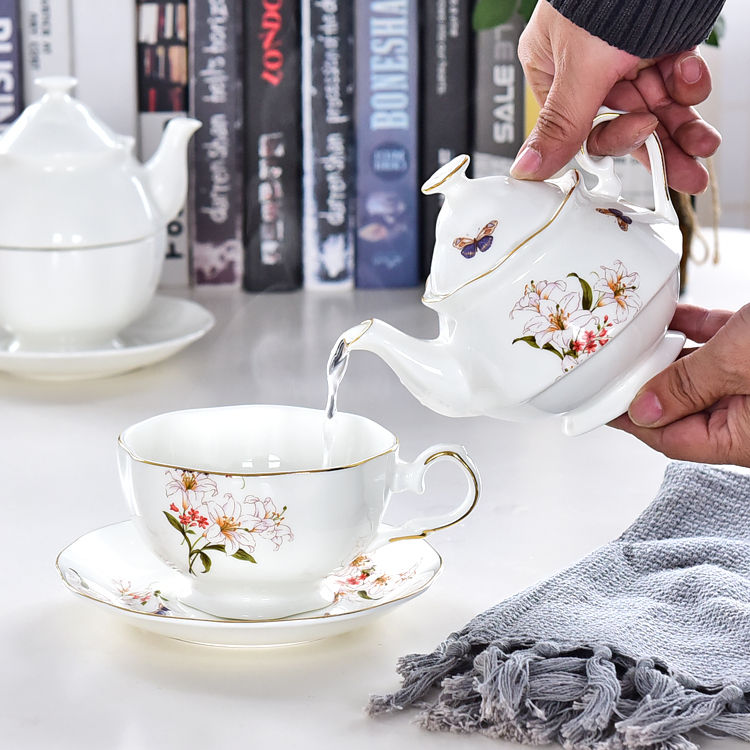 Bone China Nested Teapot