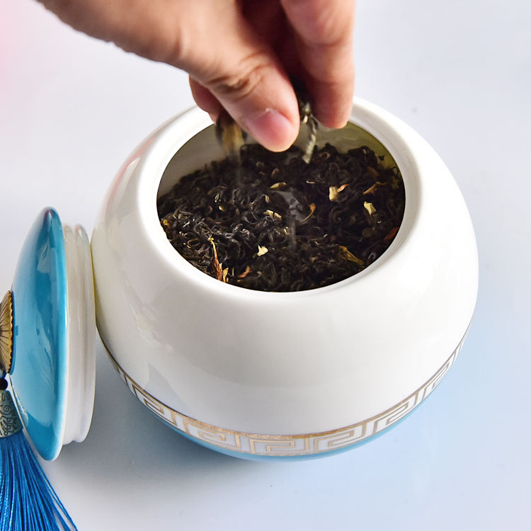 Bone China Tea Caddy