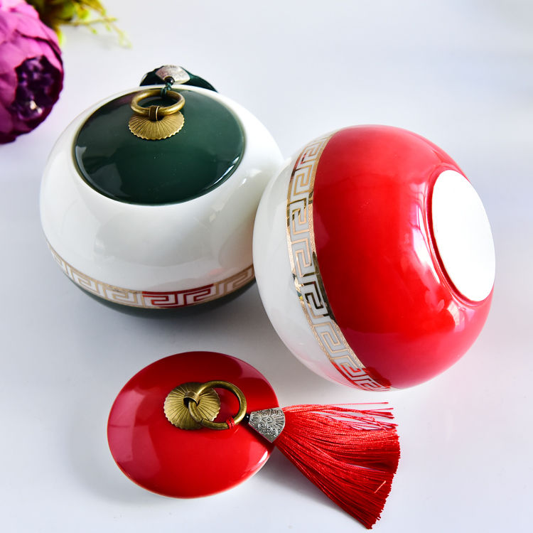 Bone China Tea Caddy
