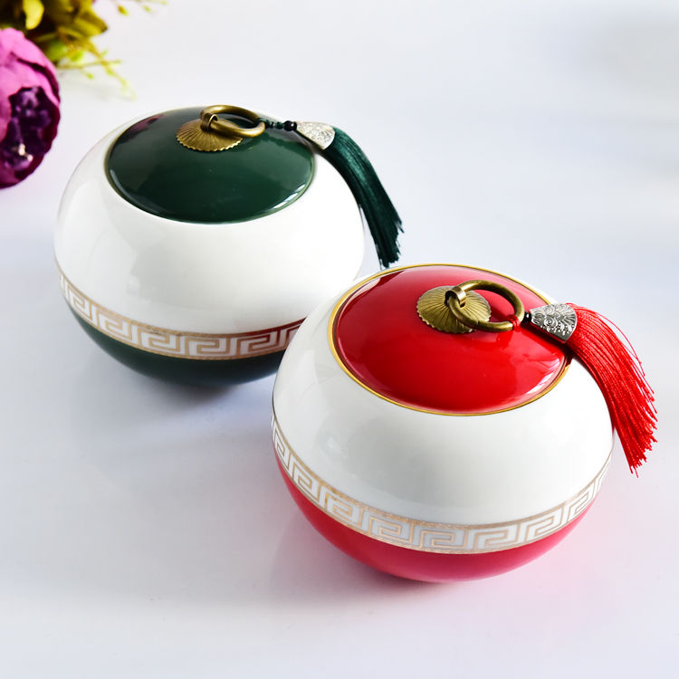 Bone China Tea Caddy