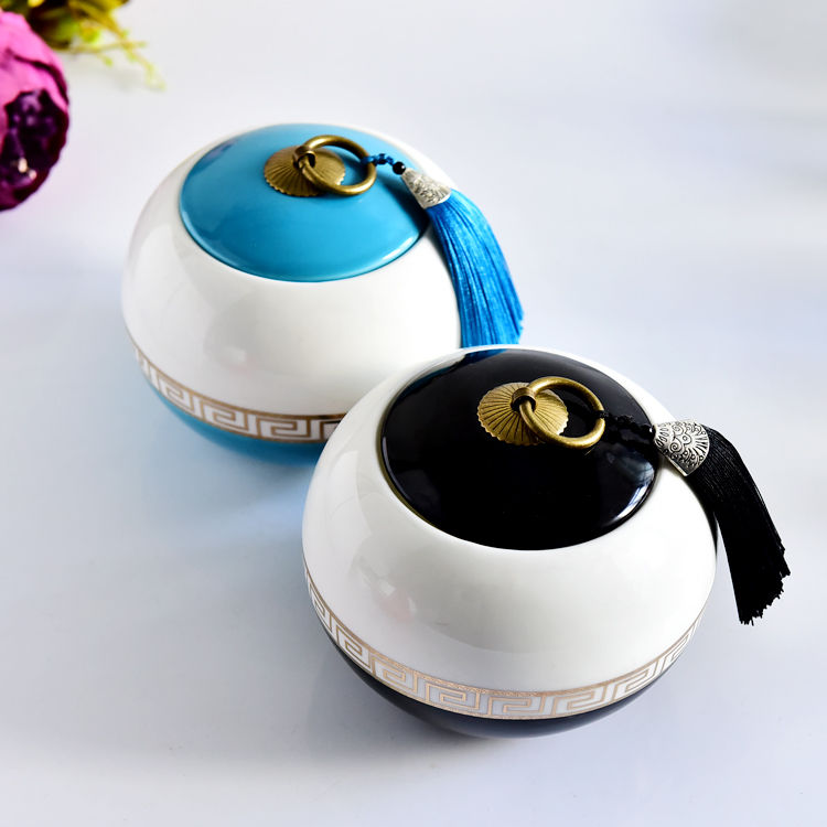 Bone China Tea Caddy