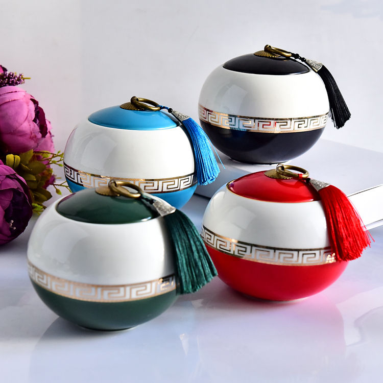Bone China Tea Caddy