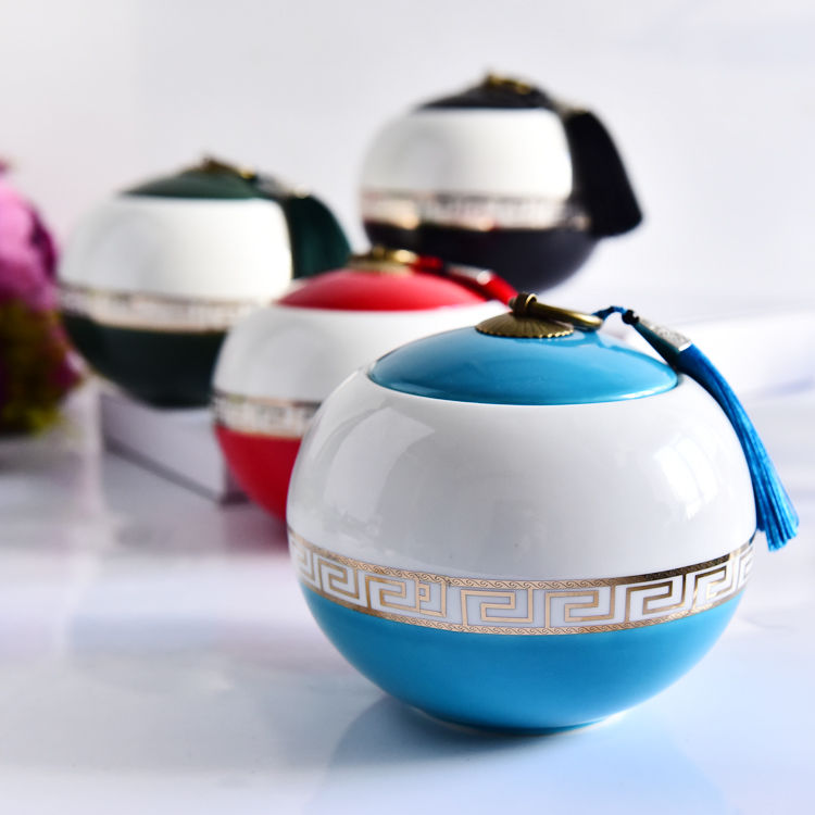 Bone China Tea Caddy