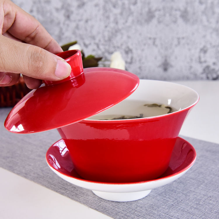Bone China Tea Covered Bowl