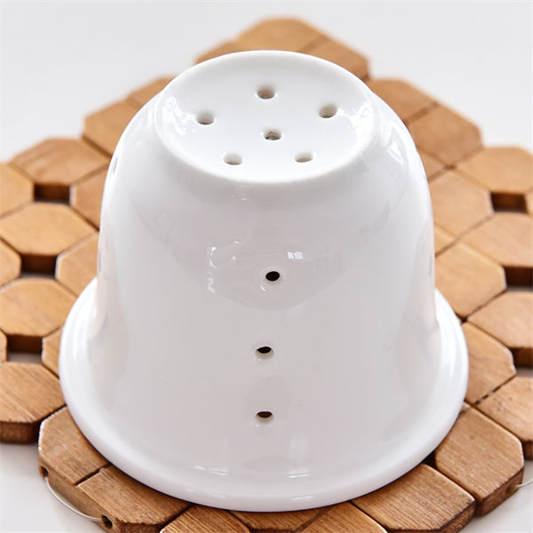Bone China Tea Strainer Covered Cup