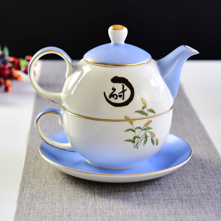 Creative Bone China Nested Teapot Suit