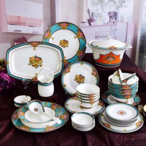 Customizable Bone China Bowl Plate and Saucer Dinnerware
