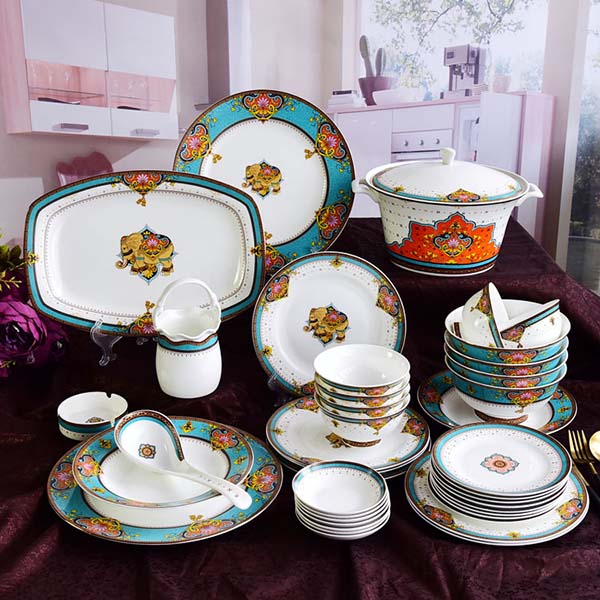 Customizable Bone China Bowl Plate and Saucer Dinnerware