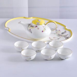 Hand-drawing Bone China Tea Set