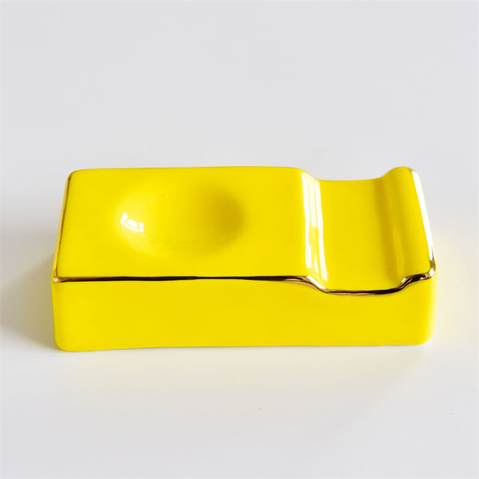 Single-person Color Glazed Bone China Table Setting 9-piece Suit