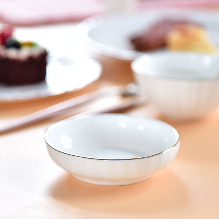 Single-person Relief Bone China Table Setting