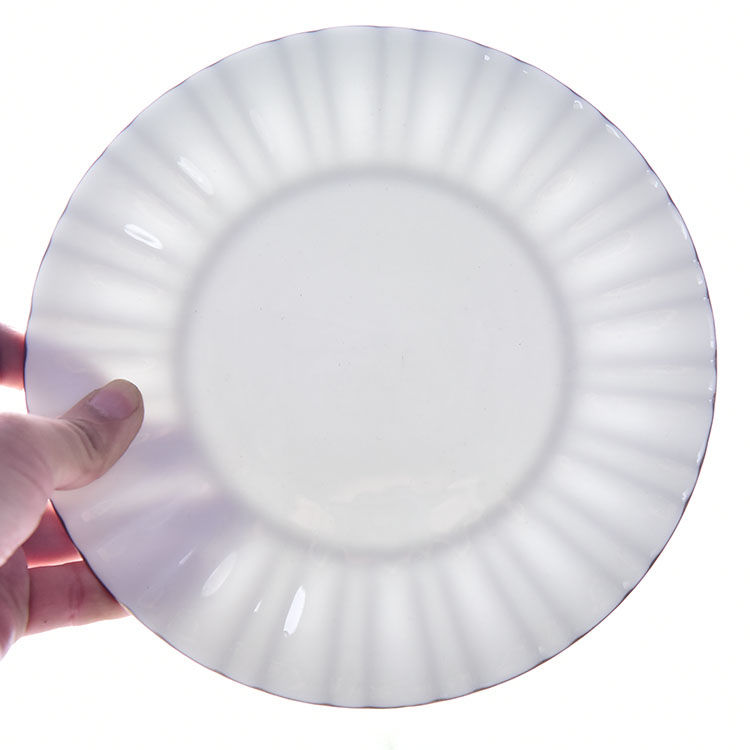 Single-person Relief Bone China Table Setting