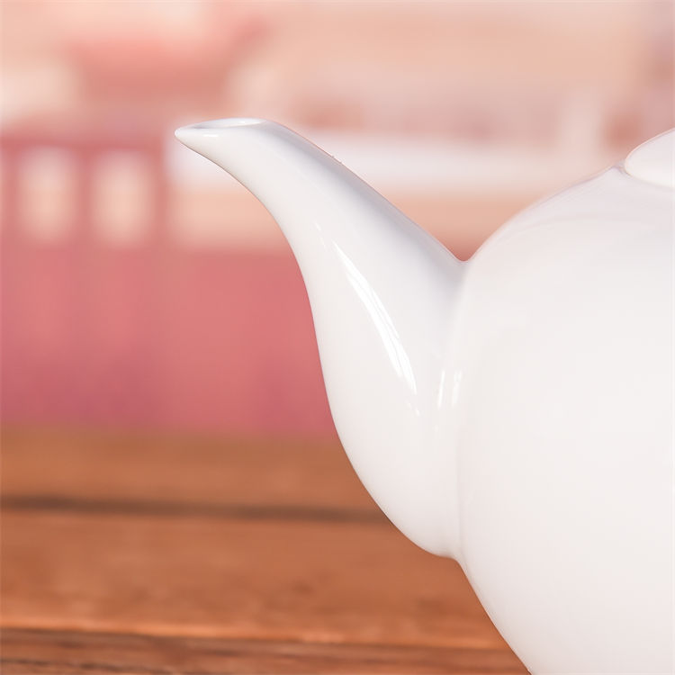 White Bone China Teapot