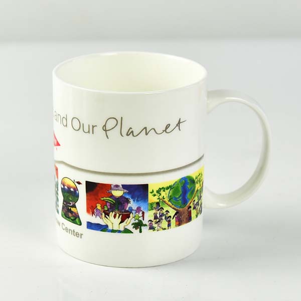 Wholesale Customizable Bone China Advertising Cup