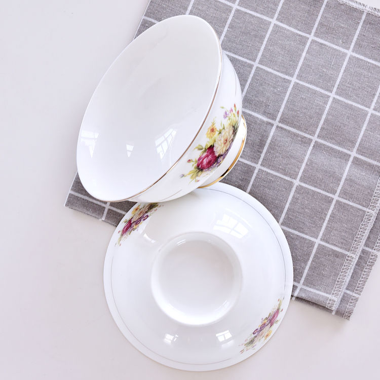 4.5 Inch Bone China Tall Stem Bowl 1