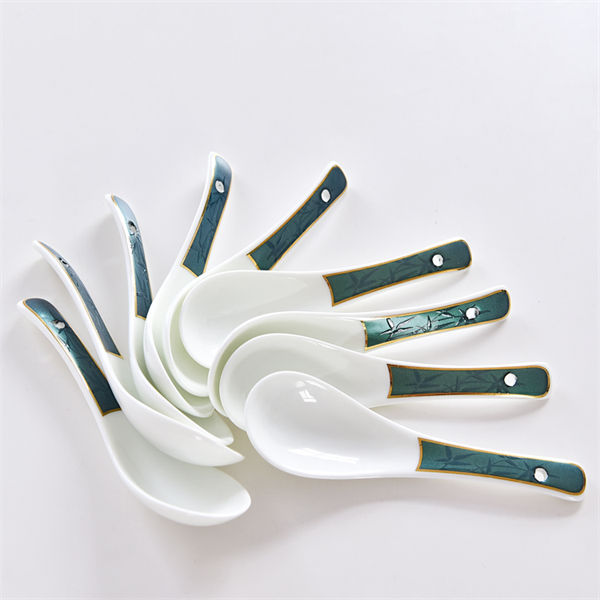 52-piece Green Bamboo Porcelain Dinnerware