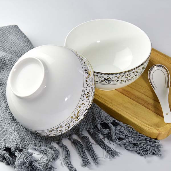 6 Inch Bone China Noodle Bowl 2