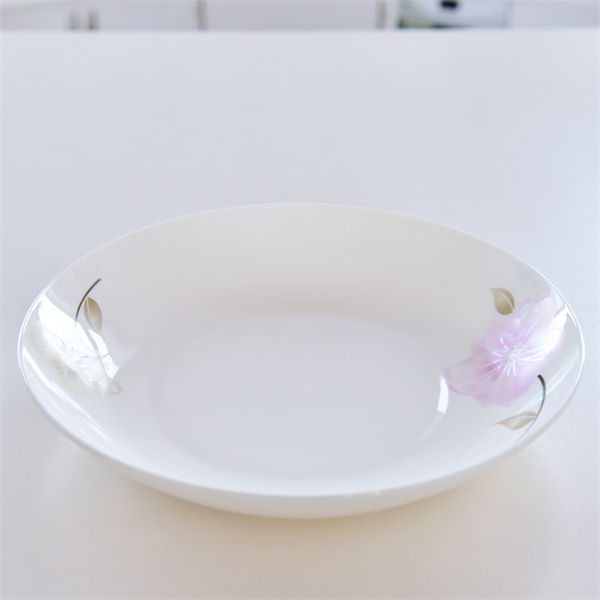 8 Inch Bone China Meal Plate 1