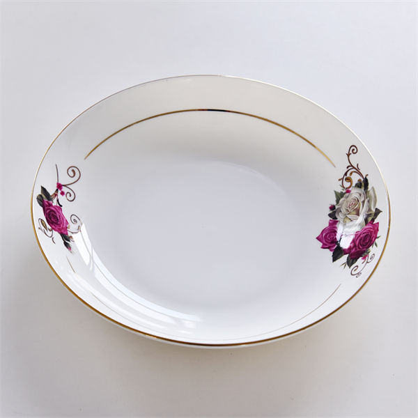 8 Inch Bone China Meal Plate 2