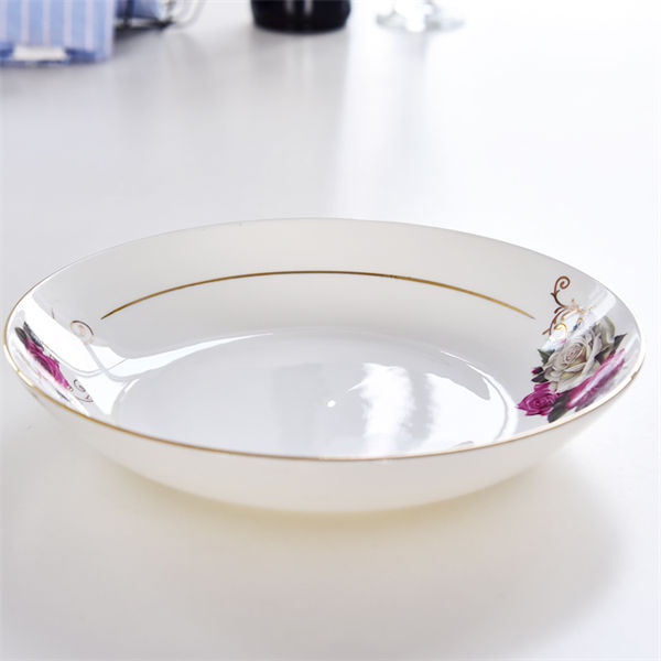 8 Inch Bone China Meal Plate 2