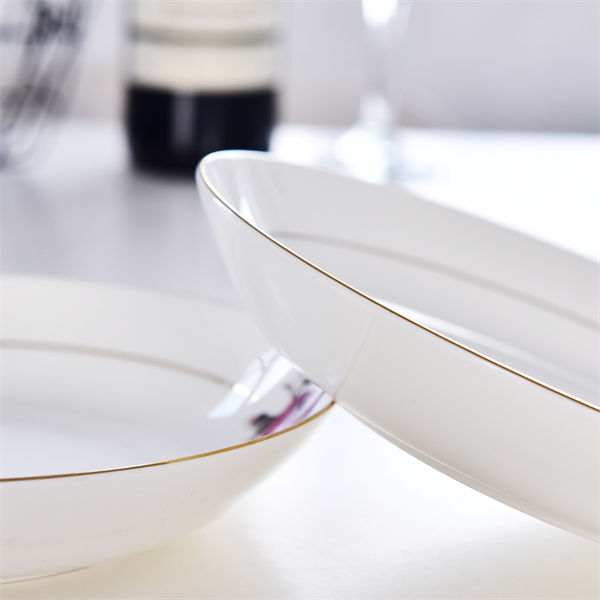 8 Inch Bone China Meal Plate 2