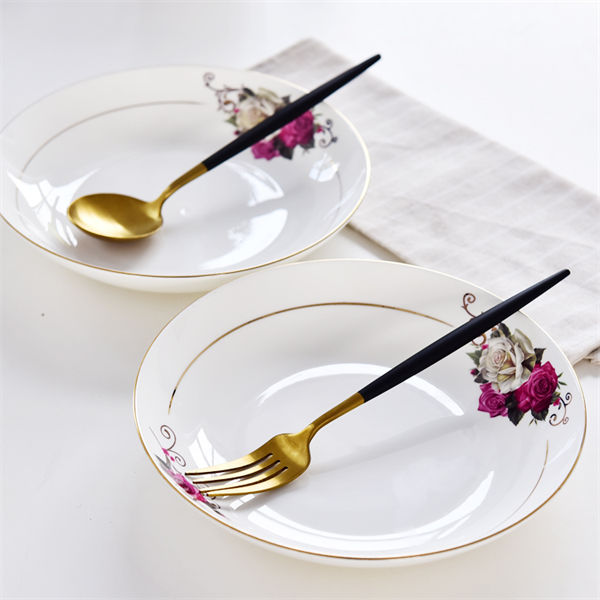 8 Inch Bone China Meal Plate 2