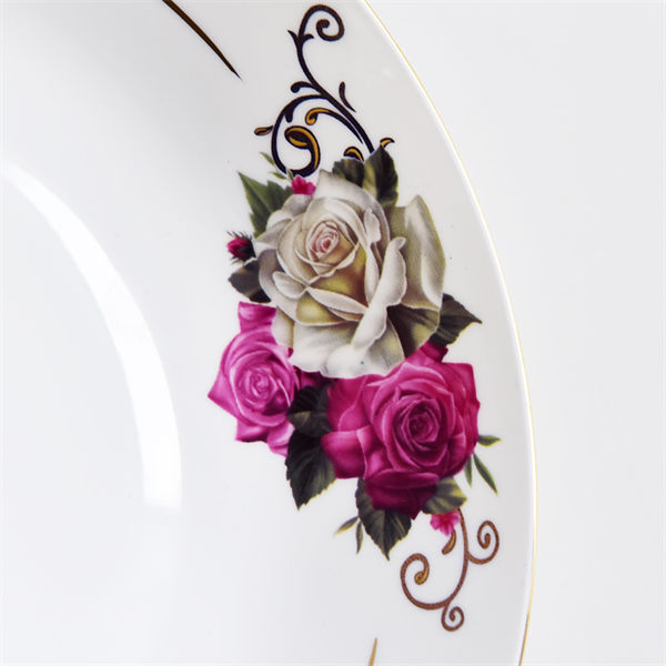 8 Inch Bone China Meal Plate 2