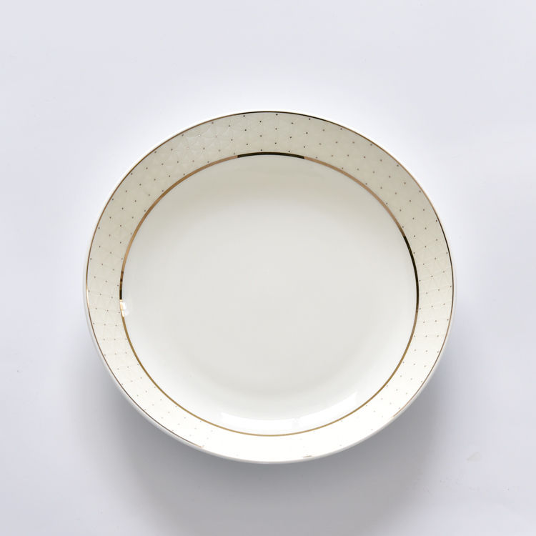 8 Inch Bone China Meal Plate 3