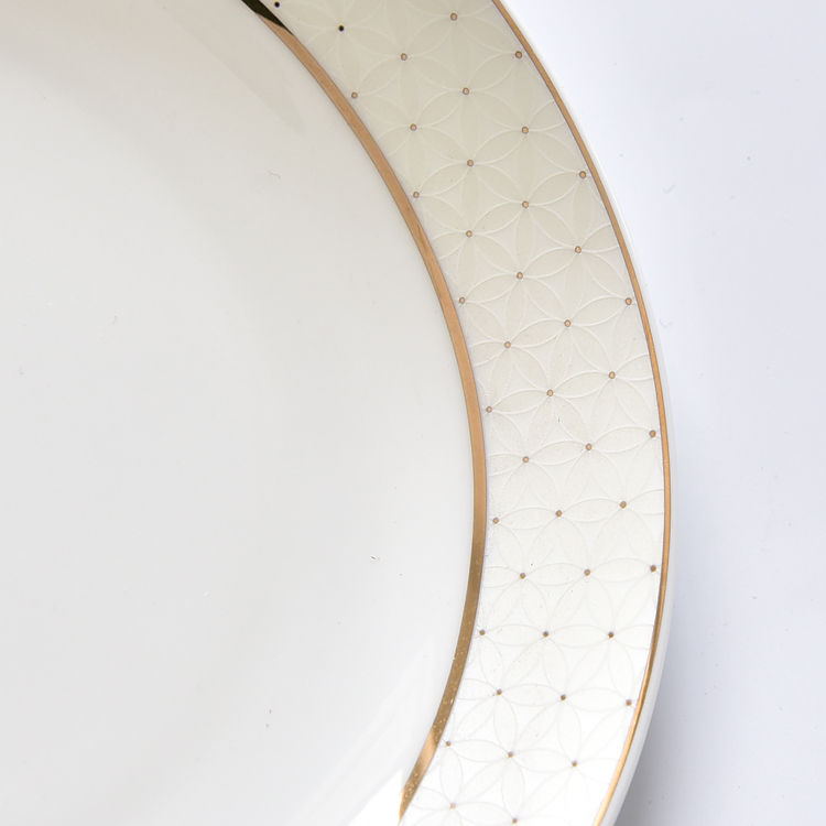 8 Inch Bone China Meal Plate 3