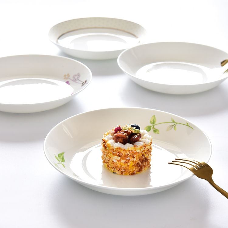 8 Inch Bone China Meal Plate 3