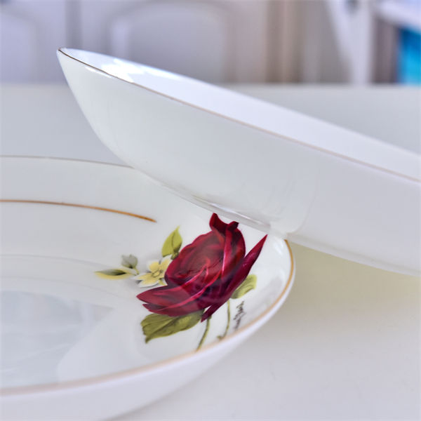 8 Inch Bone China Plate 1