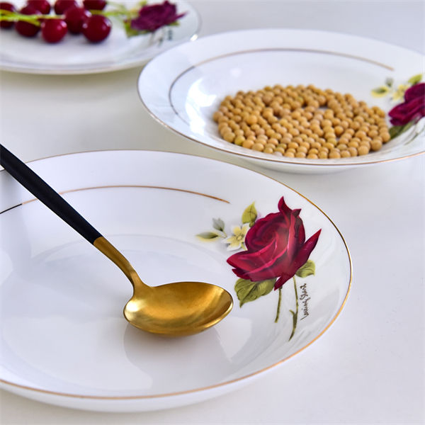 8 Inch Bone China Plate 1