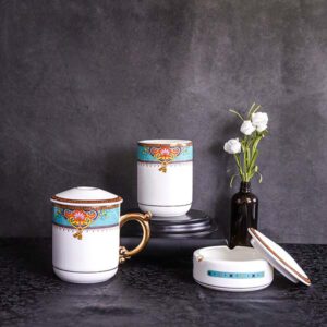 Bangkok Style Bone China Office 3-piece Suit