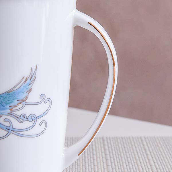 Blue Phoenix High-V Porcelain Covered Cup
