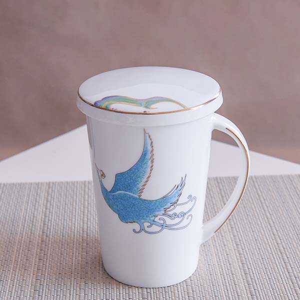 Blue Phoenix High-V Porcelain Covered Cup