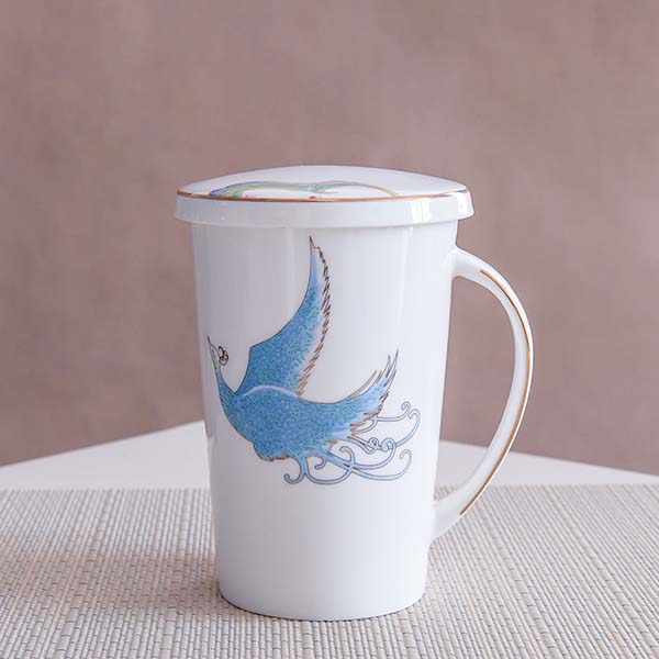 Blue Phoenix High-V Porcelain Covered Cup