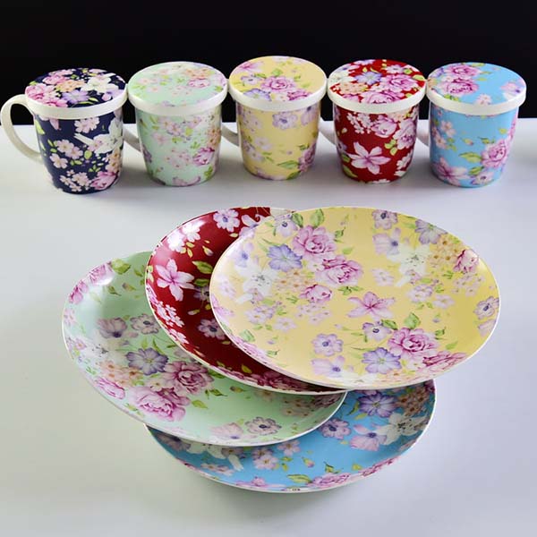 Bone China 8 Inch Moonlight Plate