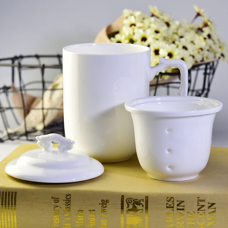 Bone China Dragon Cup Meeting Covered Cup
