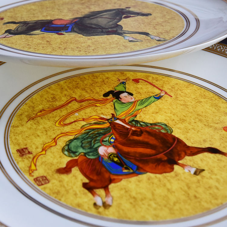 Bone China Horse Show Plate