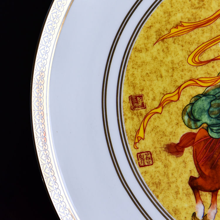 Bone China Horse Show Plate